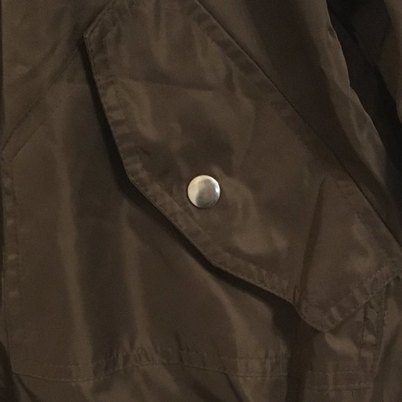 FREE PEOPLE Women’s Olive Green Bomber Jacket Size Large, Orig $79; 50% off! - Picture 4 of 6